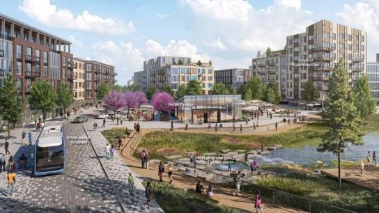 Metro Center rendering. Metro Center rendering.