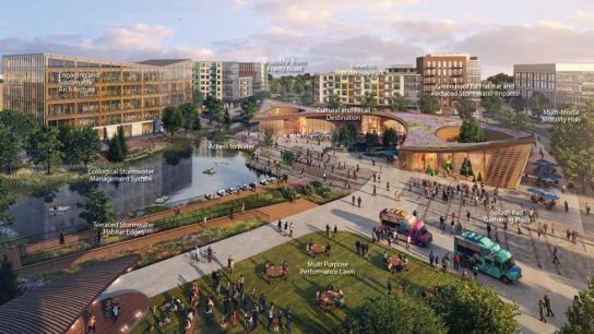 Metro Center rendering. Metro Center rendering.